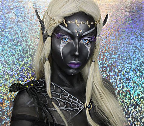 cosplay dark elf makeup.